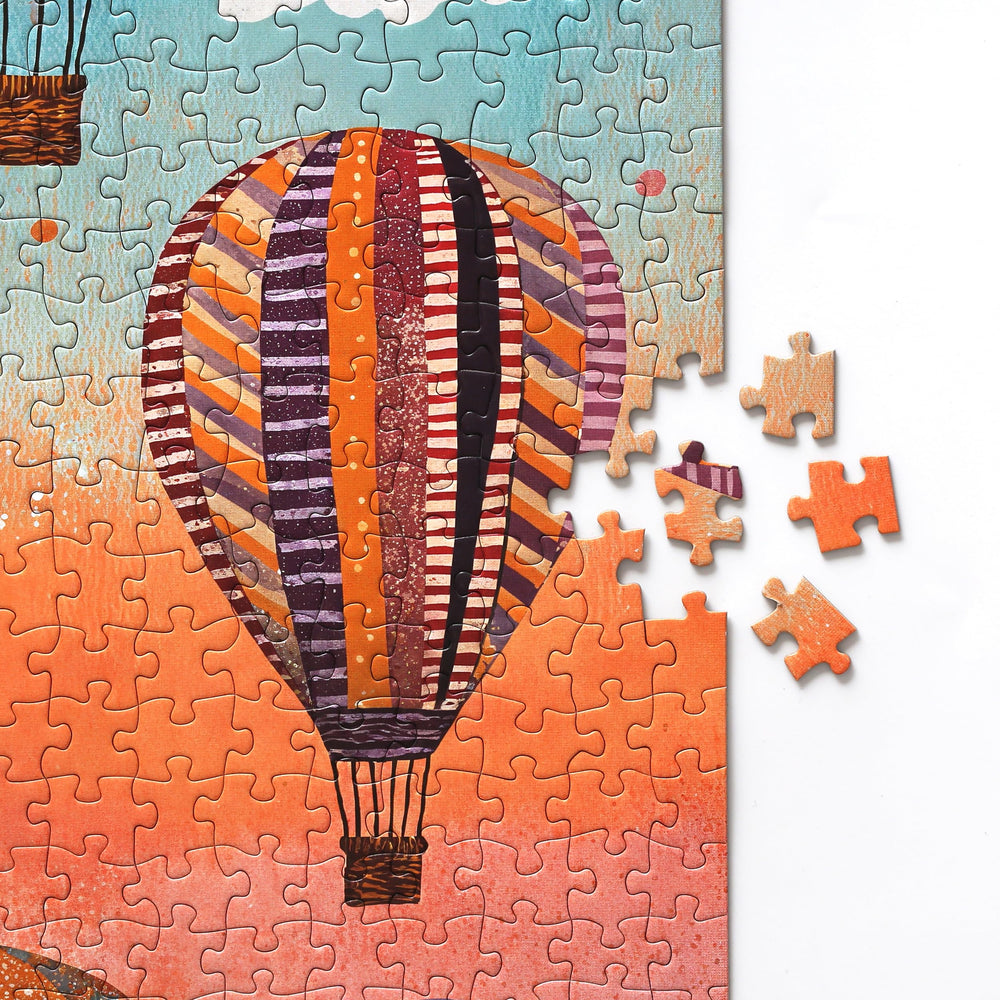 Graphinee puzzle pieces with special patterns invite exploration