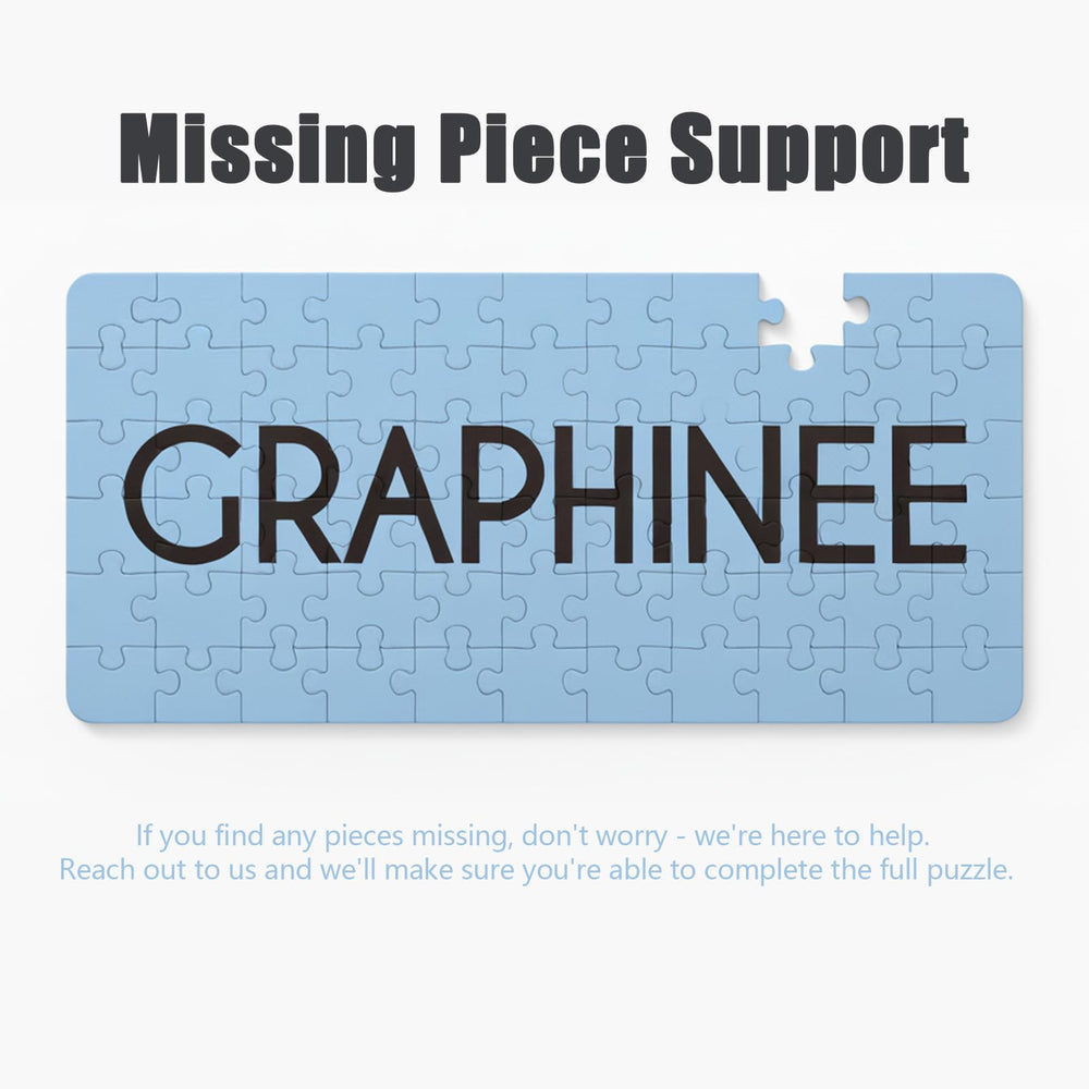 Graphinee street corner puzzle home decor adds vibrant city vibe.