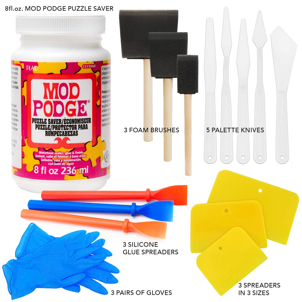 GRAS Art Bundles puzzle saver glue spreaders set for smooth adhesive application