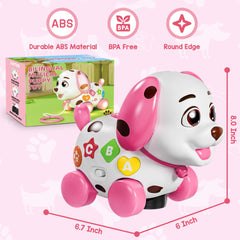 Grasili bilingual puppy toy teaches basic phrases in English and Spanish