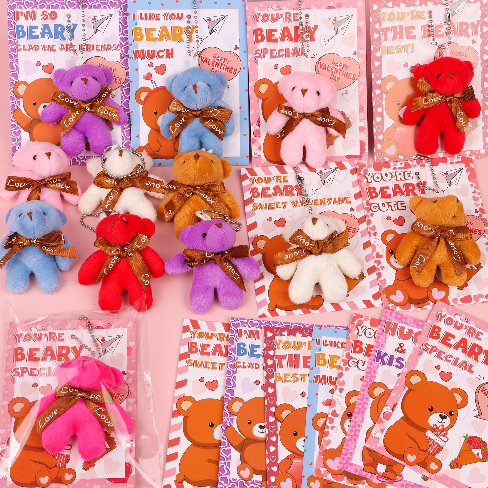 Grastfu mini bear plush measures 3.2x4.3 inches, soft and travel-friendly.