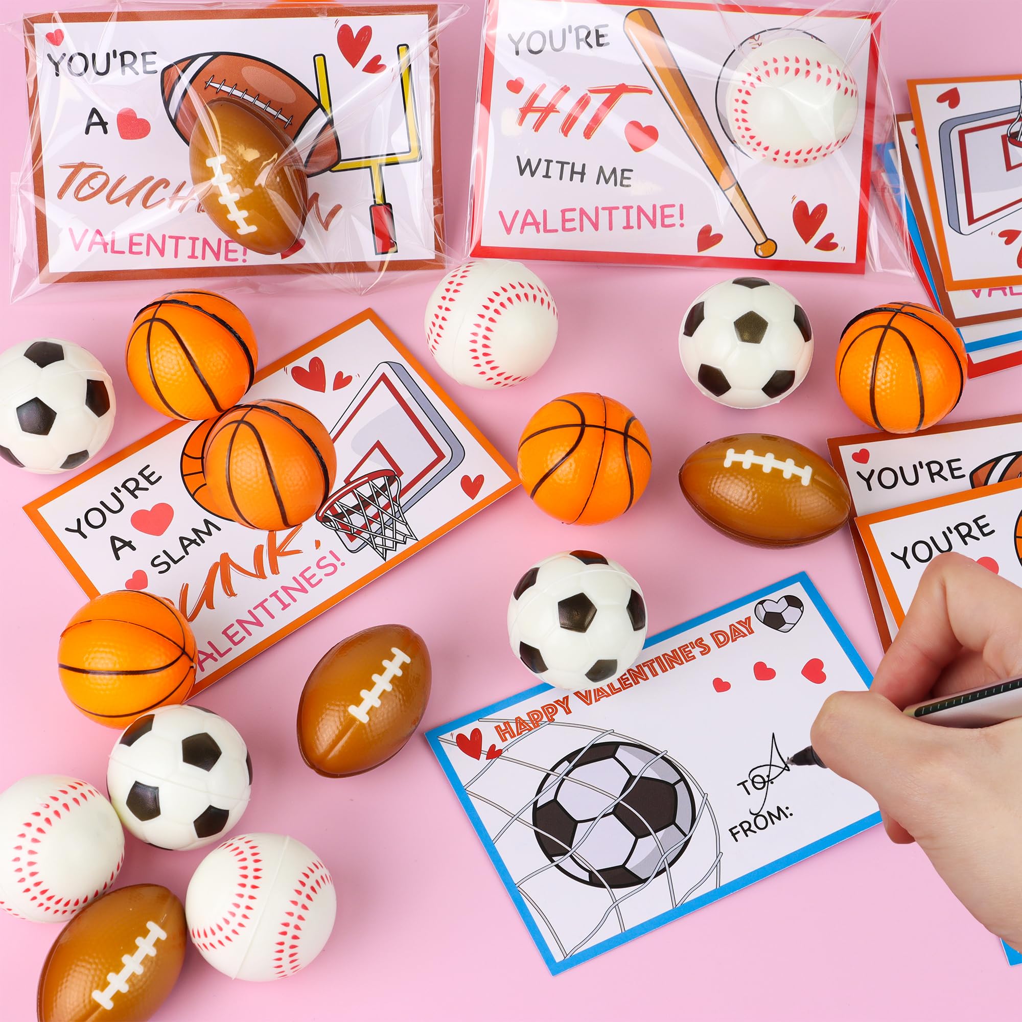 Grastfu foam and PU stress balls for tactile play