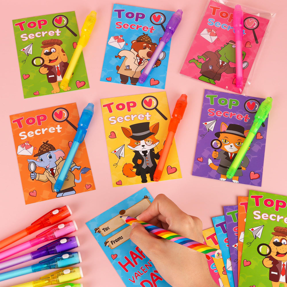 Grastfu transparent gift bags showcase pens and cards for gifting