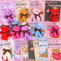 Grastfu valentines card design 2 with bear artwork for kids