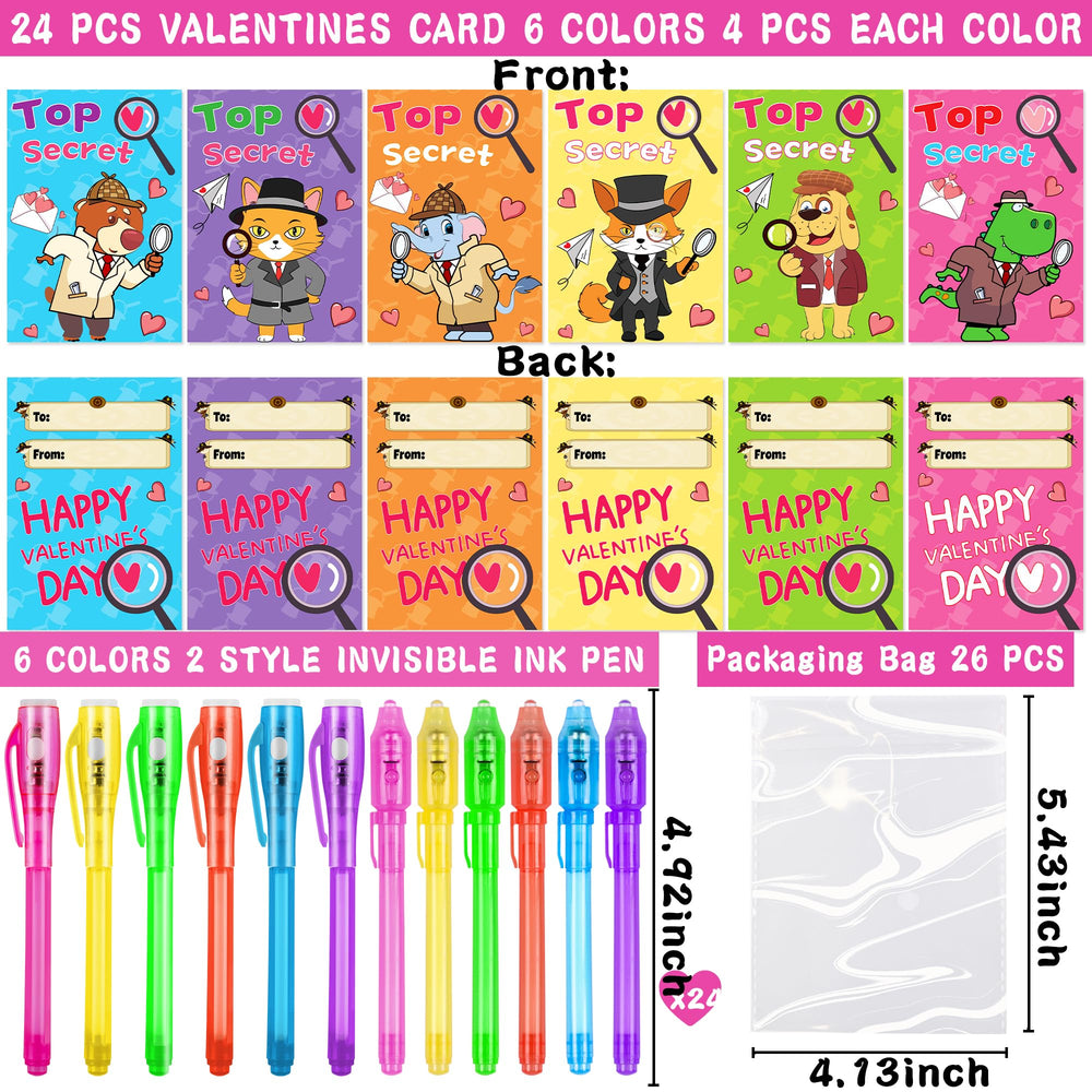 Grastfu animal spy valentines cards inspire fun exchanges among students