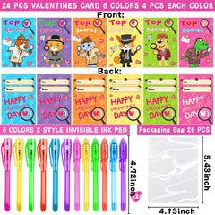Grastfu animal spy valentines cards inspire fun exchanges among students