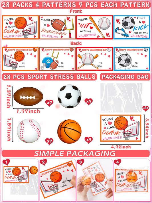 Grastfu valentines cards four designs for personalized greetings