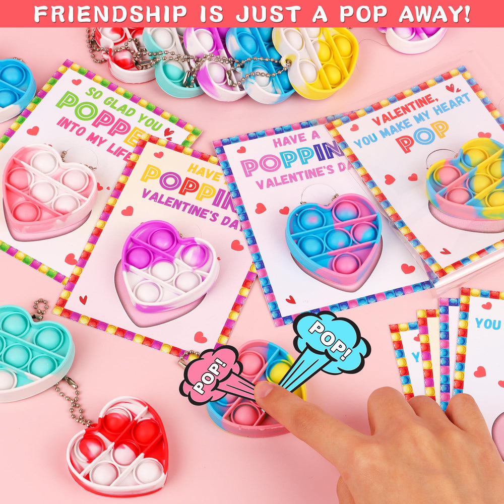 Grastfu valentines cards with pre-punched holes for easy attachment.