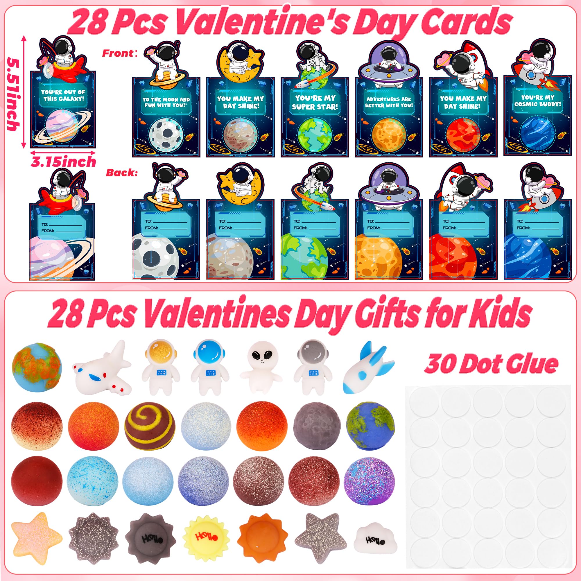 Grastfu valentines galaxy-squishies, soothing tactile toys for gift exchanges and play.