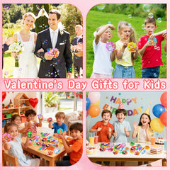 Grastfu bubble wands feature easy-grip heart handles for kids.