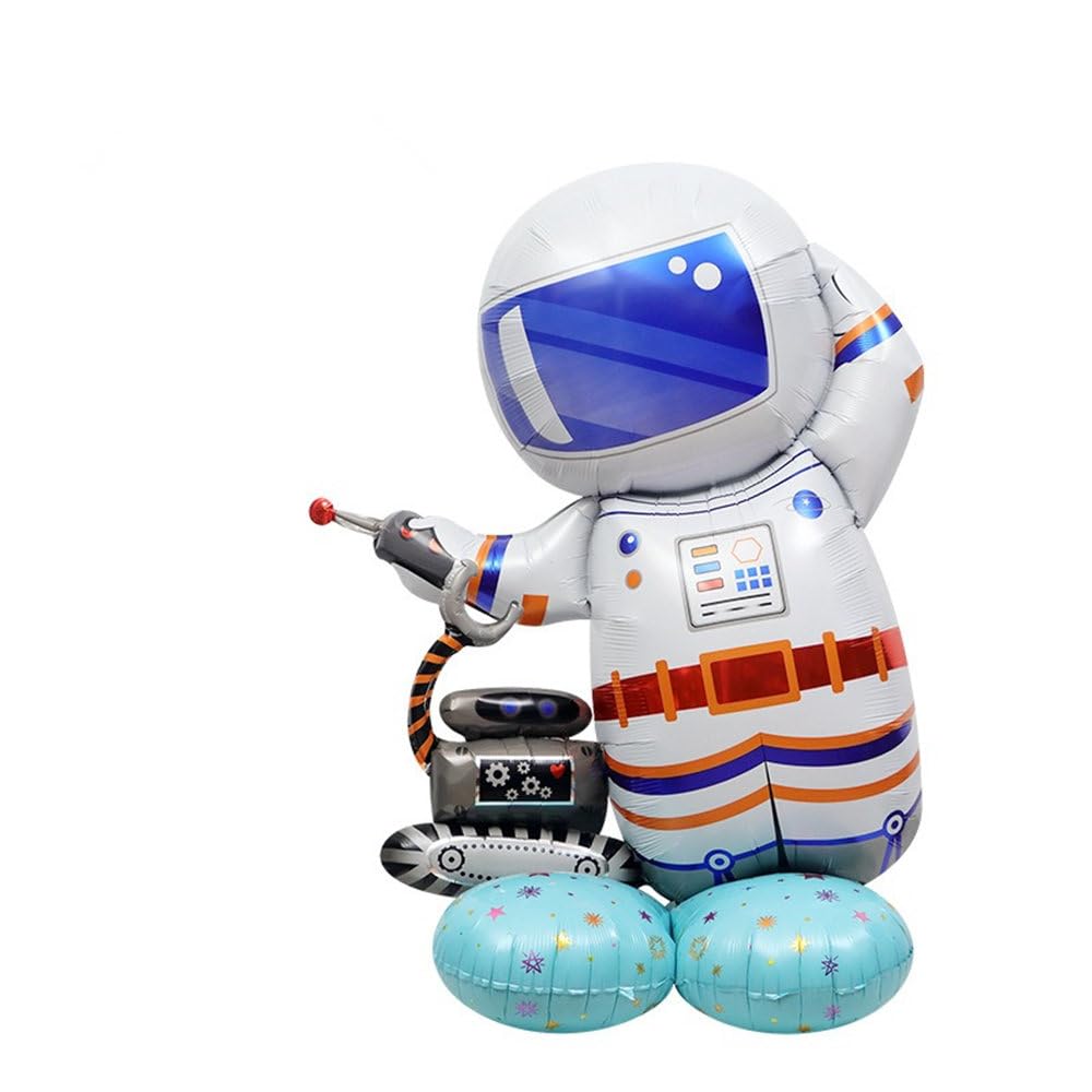 Grayspce galaxy-themed decoration balloon enhances space-themed home parties.