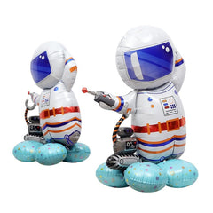 Grayspce space balloon decor for birthday parties with quick setup.