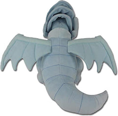 Great Eastern Entertainment Blue-Eyes White Dragon Plush 8in close detail, perfect for shelf display and gifting.