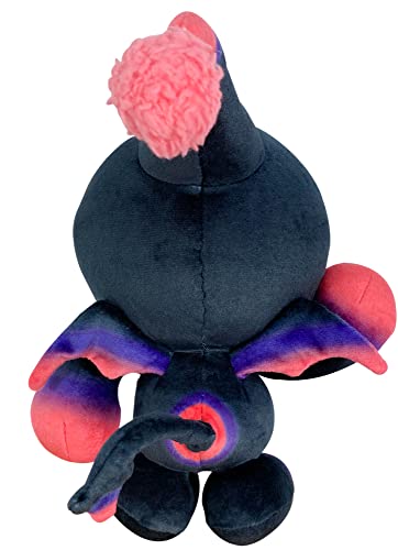 Great Eastern Entertainment dark chao plush detail shot; perfect for collectors and Sonic fans.