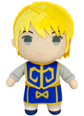 Great Eastern Kurapika plush front view, 8-inch soft collectible for display.
