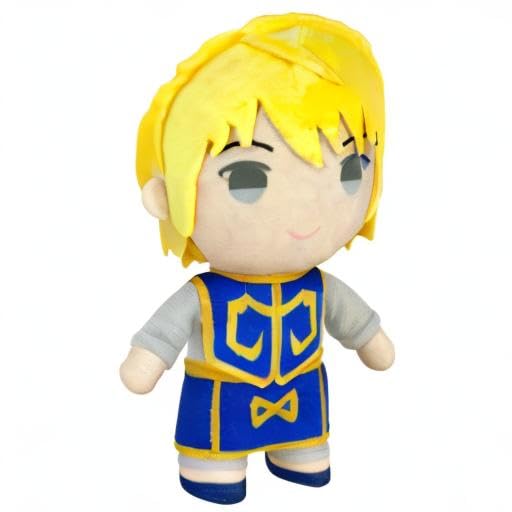 Great Eastern Kurapika plush with GE branding, ideal gift for collectors.