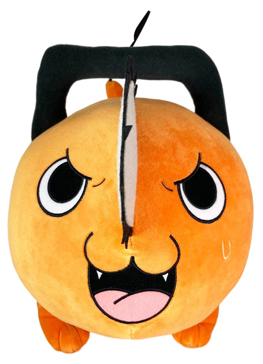 Pochita closeup details from Great Eastern Entertainment plush craftsmanship