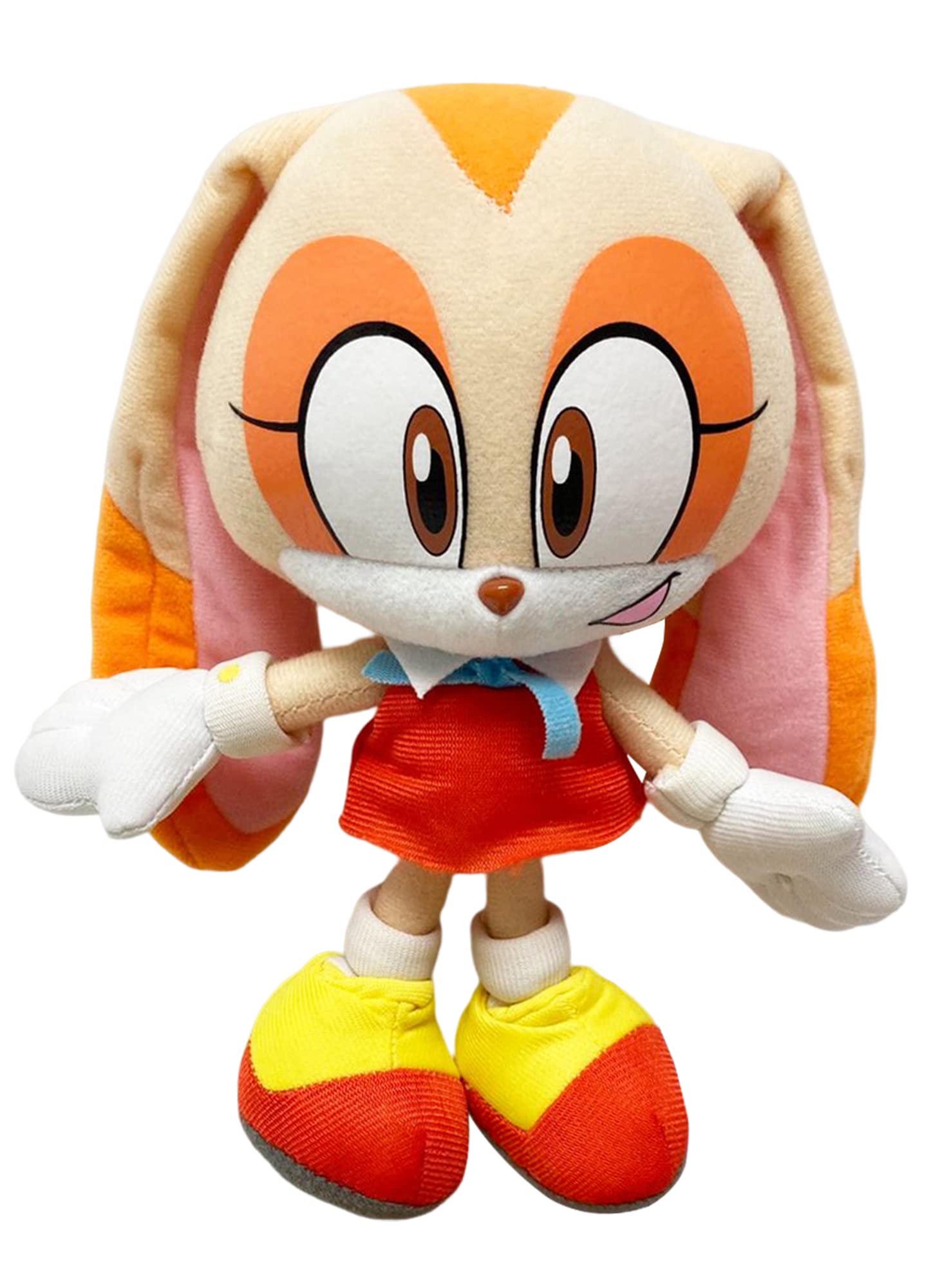 Great Eastern Cream the Rabbit plush, front view, premium stitching for Sonic fans.