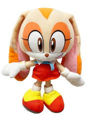Great Eastern Cream the Rabbit plush, front view, premium stitching for Sonic fans.