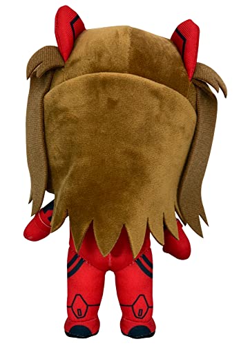 Great Eastern Evangelion Asuka plush side profile highlight for shelf display and gifting.