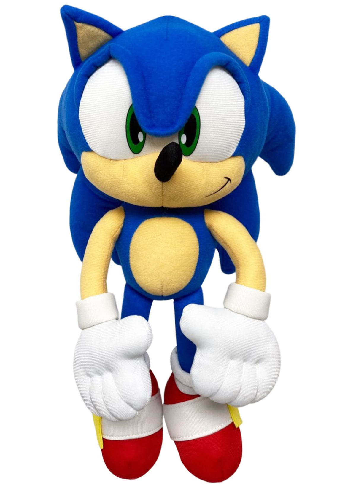 Great Eastern Sonic 14-inch plush front view, soft and cuddly for playtime and display.