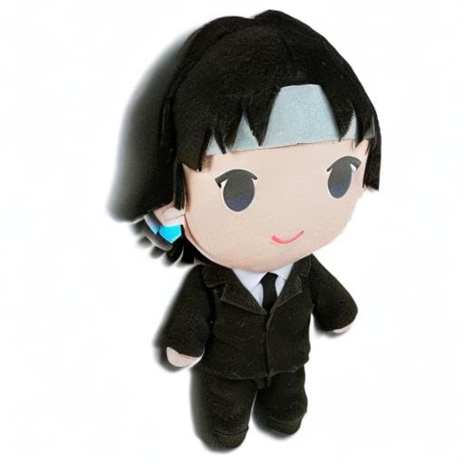Chrollo 8-inch plush with packaging, ideal gift for anime fans.
