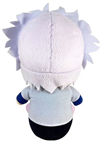 Great Eastern Killua plush closeup, detailed embroidery suitable for collectors.