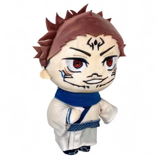 8-inch Sukuna plush ready for gift, shelf display, or cosplay.