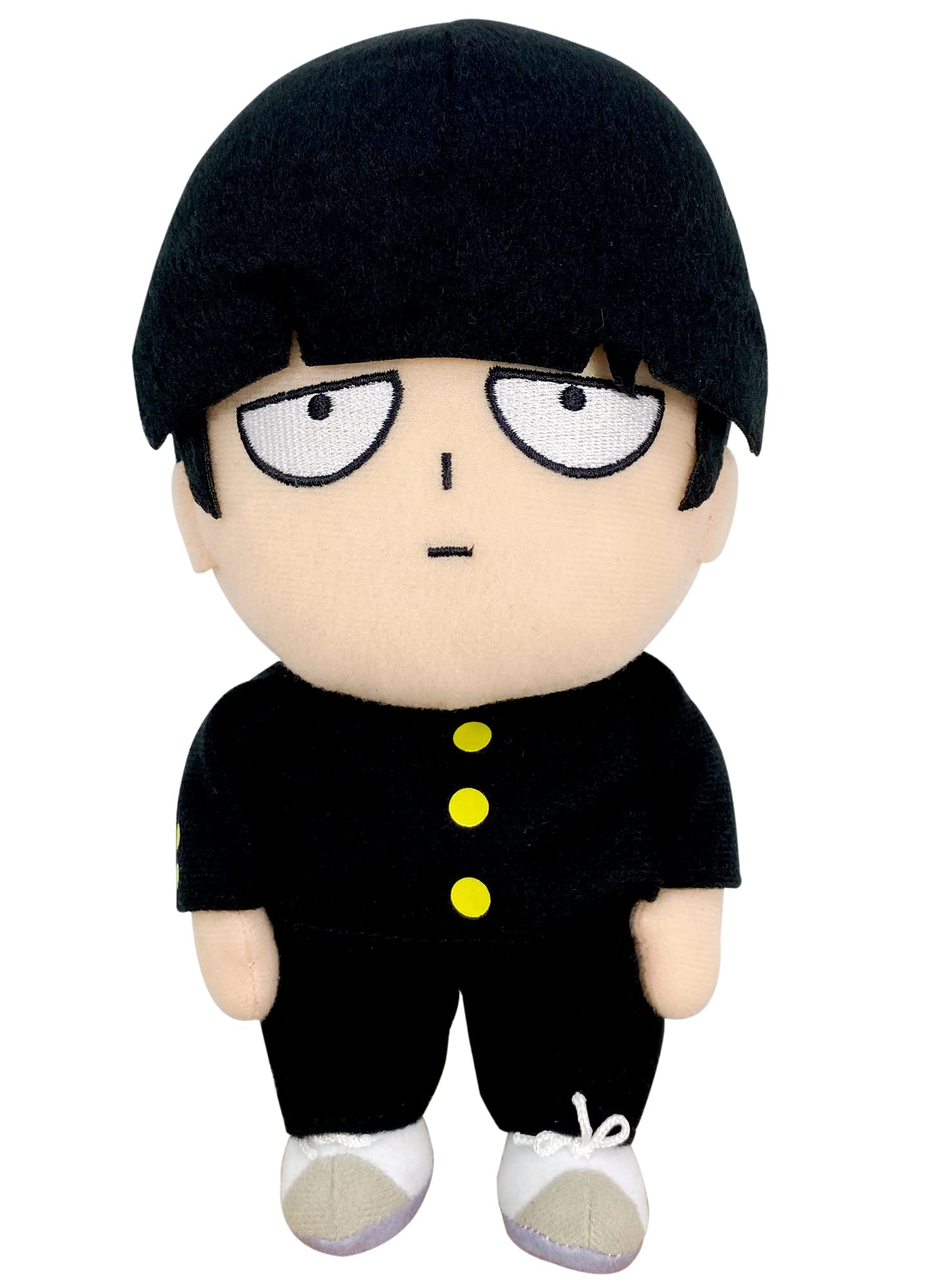 Great Eastern Mob Psycho 100 plush, front view, cozy display and gifting ready.