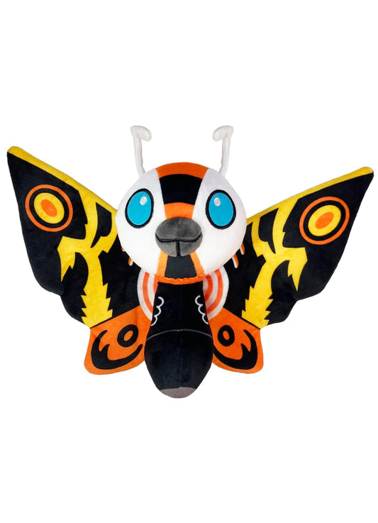 Great Eastern Entertainment Mothra plush 8-inch front view for display and collection.