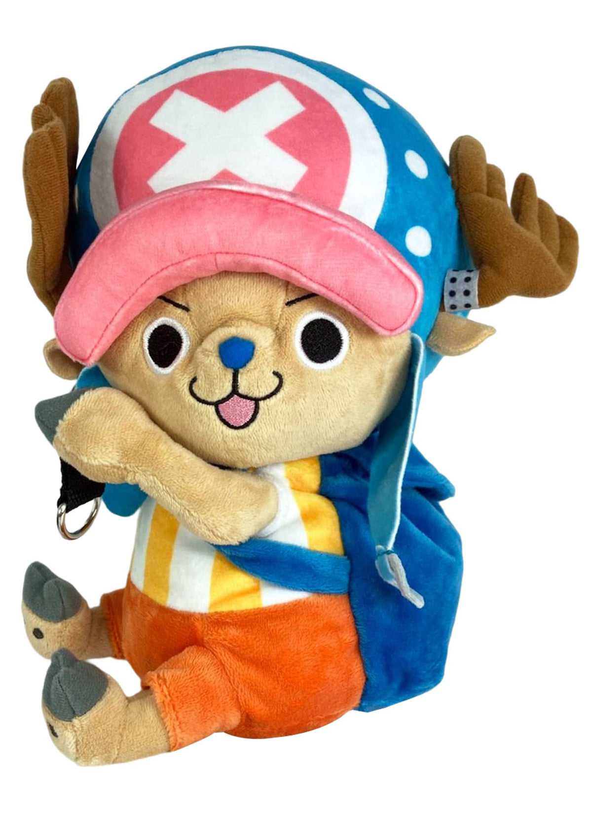Great Eastern Entertainment Tony Tony Chopper plush shoulder bag front view with soft fabric and official design.