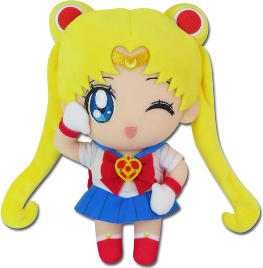 Great Eastern Entertainment Sailor Moon S winking plush, perfect for display and gifting.