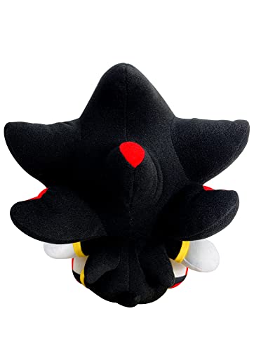 Great Eastern Entertainment Shadow Hedgehog plush close-up, showcasing detailed stitching and soft fabric.