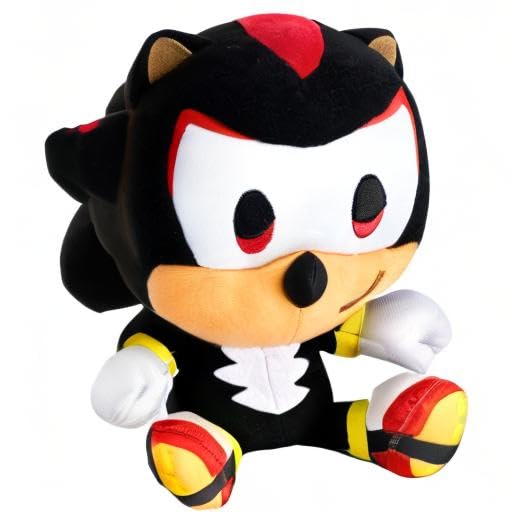 Great Eastern Entertainment Shadow Hedgehog plush in a cozy display, a perfect fan gift.