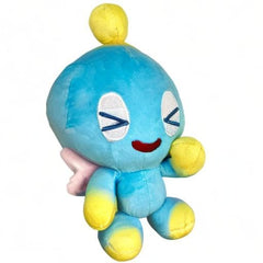 Chao plush in hand showing 6-inch size, ideal desk buddy or shelf display.