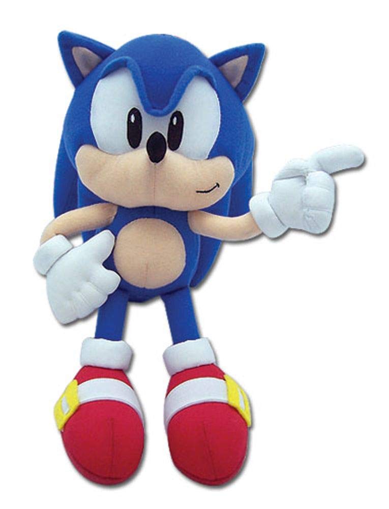 Great Eastern Entertainment Sonic Classic 9'' plush, soft and collectible for fans.