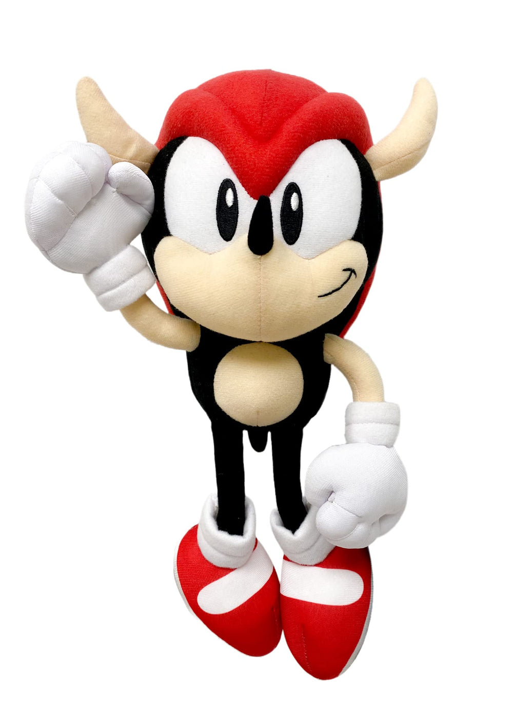 Great Eastern Entertainment Sonic Mighty Armadillo plush close-up of fabric texture for cuddle-worthy softness.