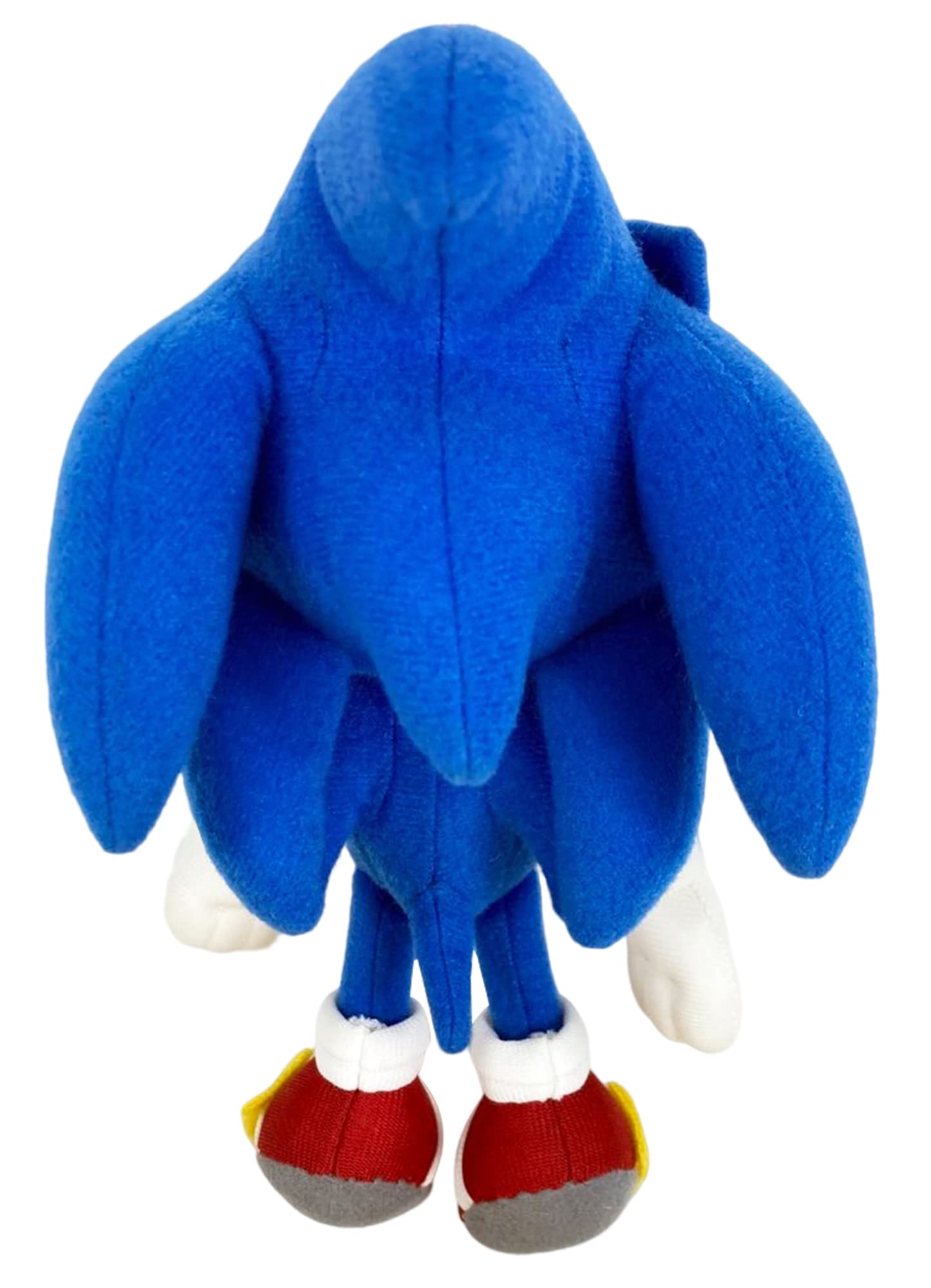 Great Eastern Sonic Mini Plush, side view, compact cuddle companion for gaming fans.