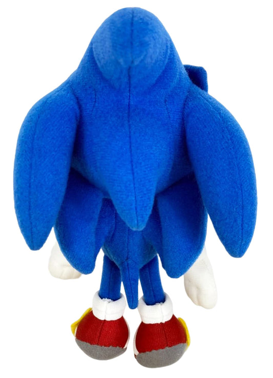 Great Eastern Sonic Mini Plush, side view, compact cuddle companion for gaming fans.