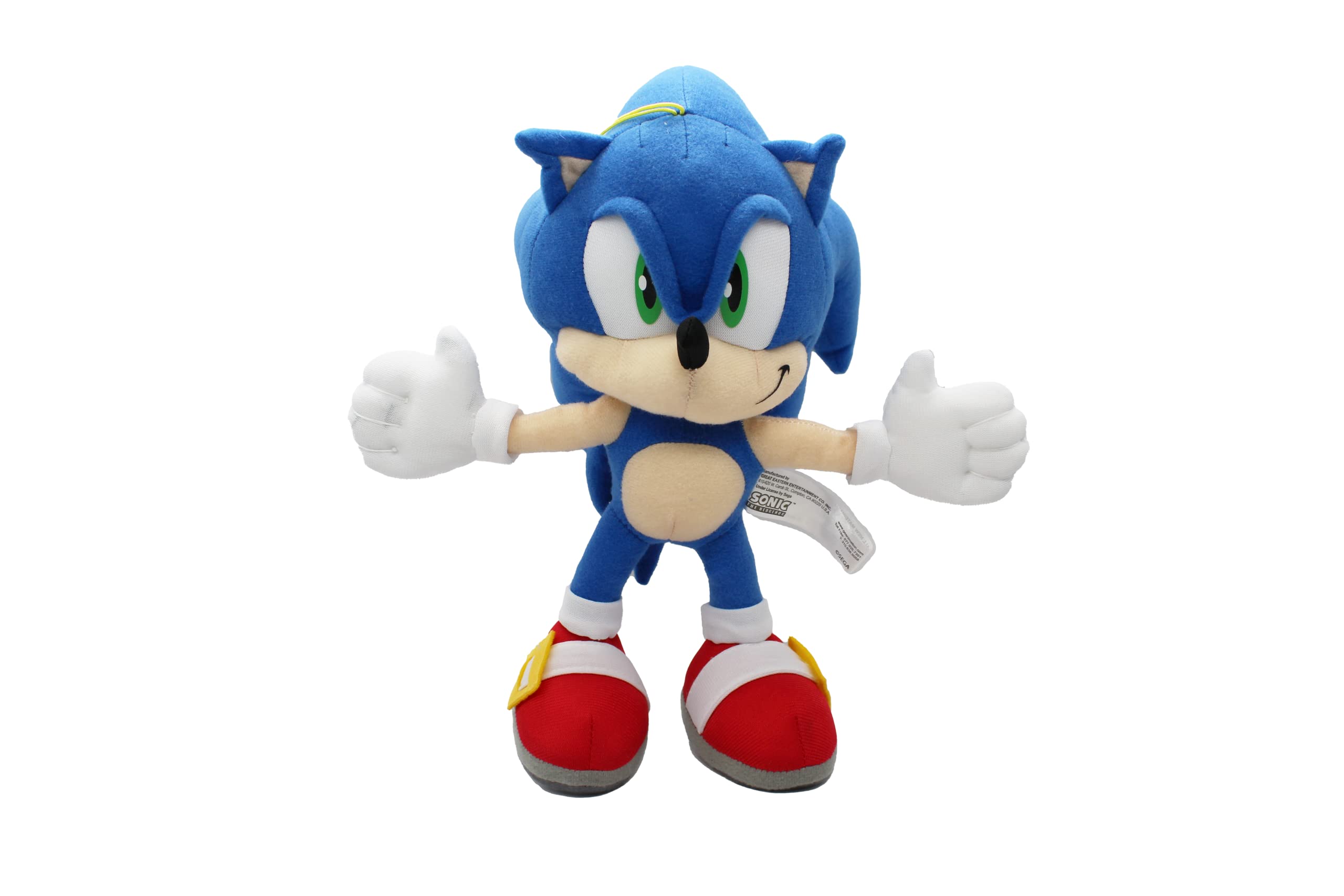 Great Eastern Entertainment Sonic Movable Plush packaging showcases official licensing and gift-ready presentation