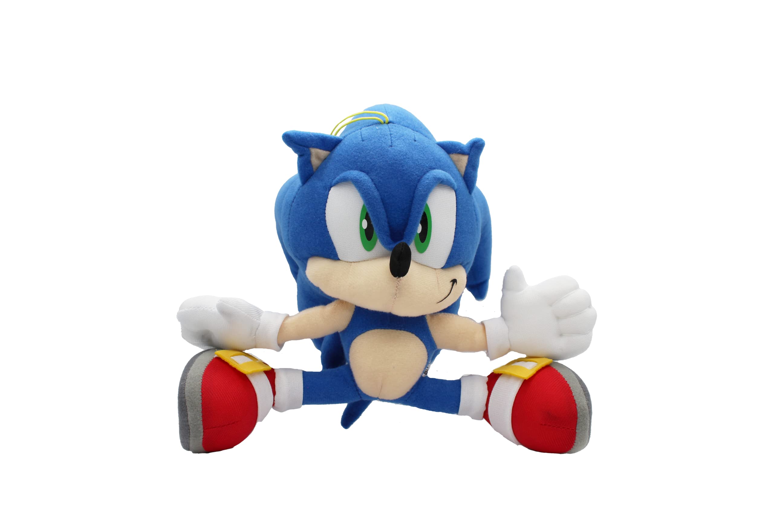 Great Eastern Entertainment Sonic plush side profile shows poseable design for dynamic play