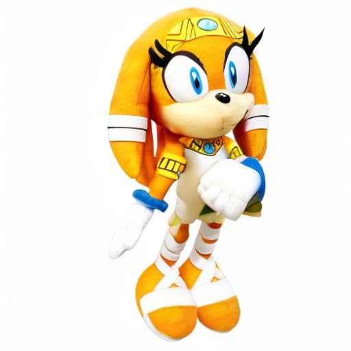 Great Eastern Entertainment Sonic Tikal plush 10h detail shot, showing plush texture and friendly expression.