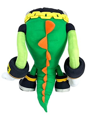 Vector the Crocodile plush by Great Eastern Entertainment, a collectible cuddle buddy for display.