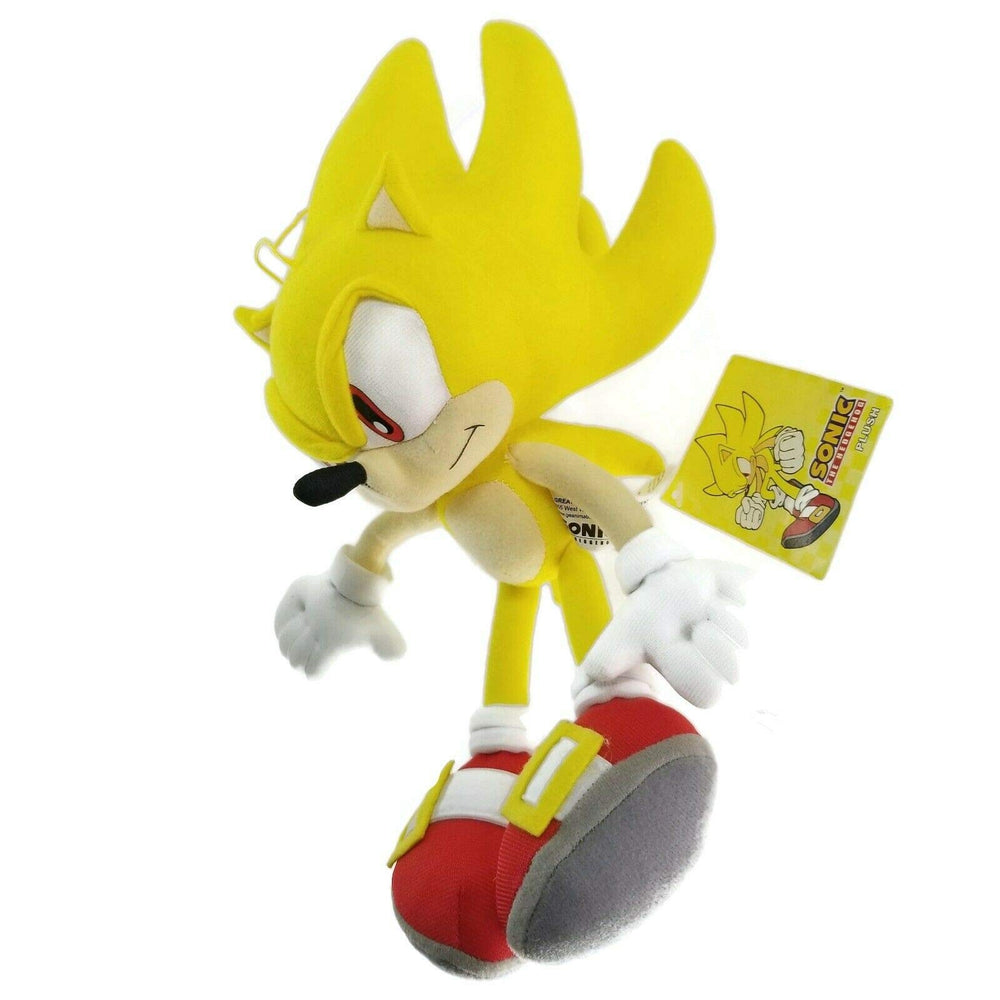 Great Eastern sonic plush face closeup highlighting soft texture.
