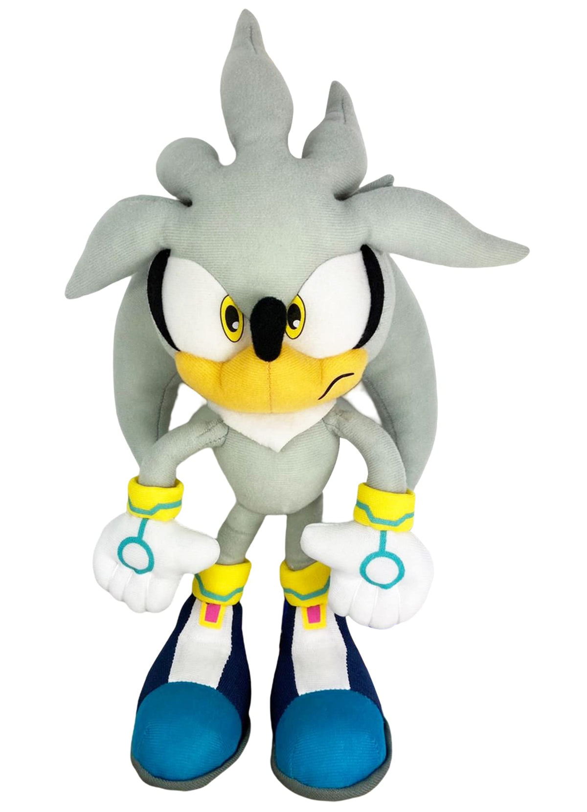 Great Eastern Silver the Hedgehog plush, front view, soft 13-inch cuddle buddy for fans