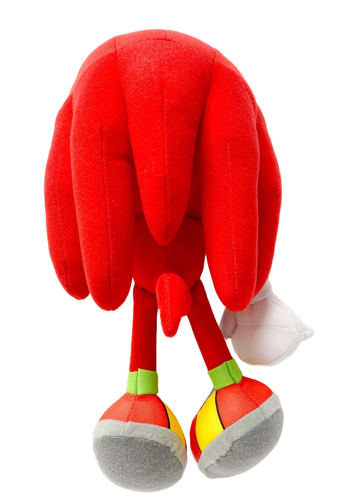 Great Eastern Sonic Knuckles Grin Plush with display tag, shows licensing and collectibility.