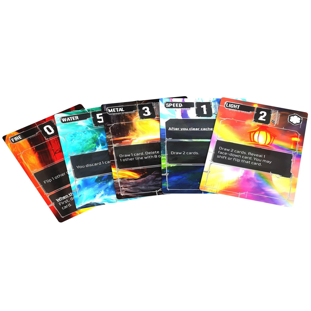 Greater Than Games Compile Main 1 protocol cards alignment highlights quick, strategic choices
