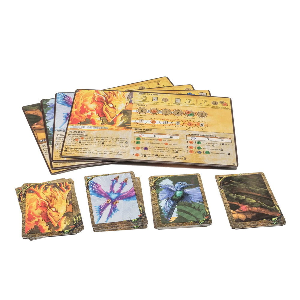 Greater Than Games Spirit Island Feather & Flame, new adversary Scotland to raise strategic tension.
