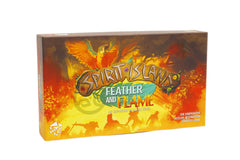 Greater Than Games Spirit Island Feather & Flame expansion box, ready to expand your cooperative adventures.