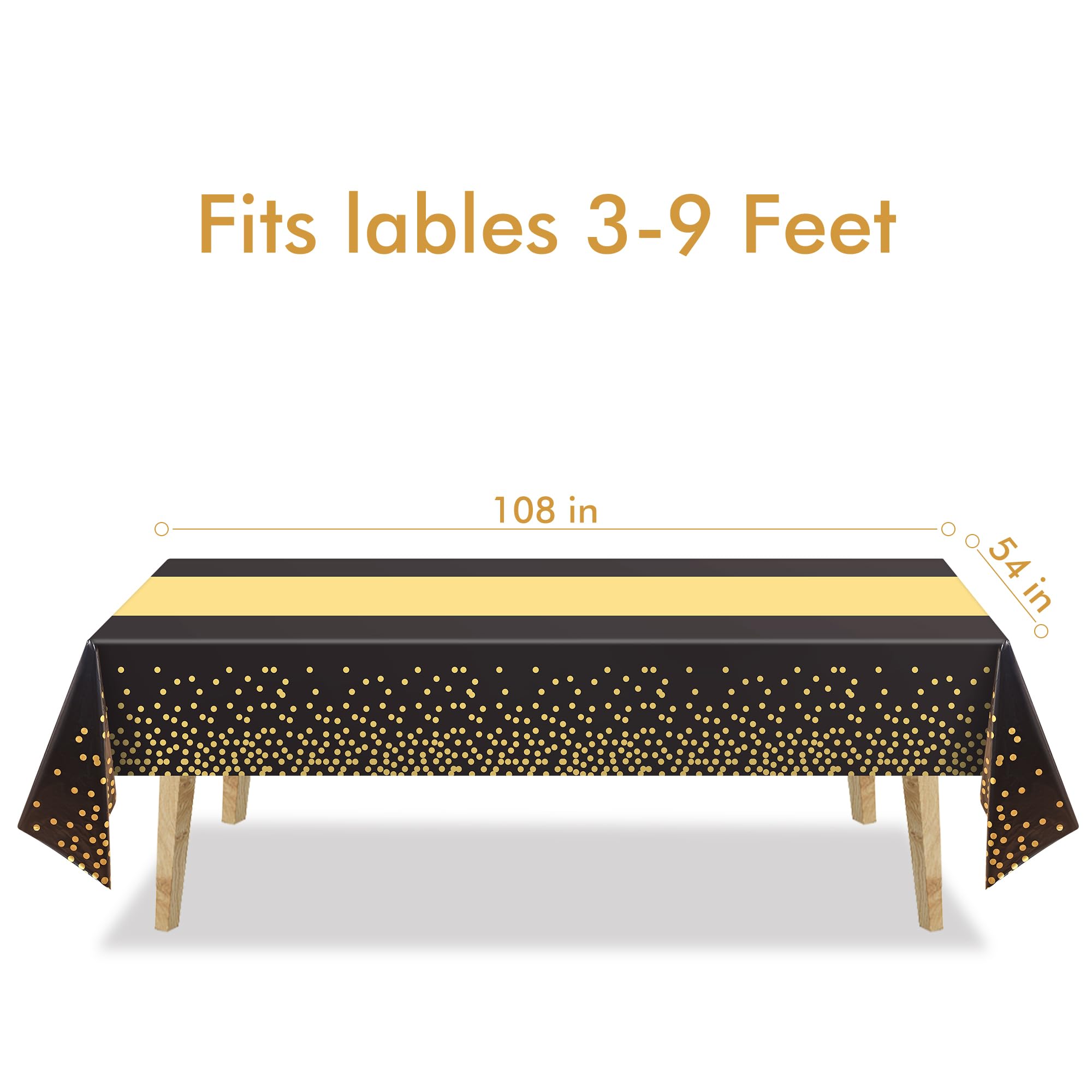 GREATRIL disposable party table cover enables quick cleanup after celebrations.